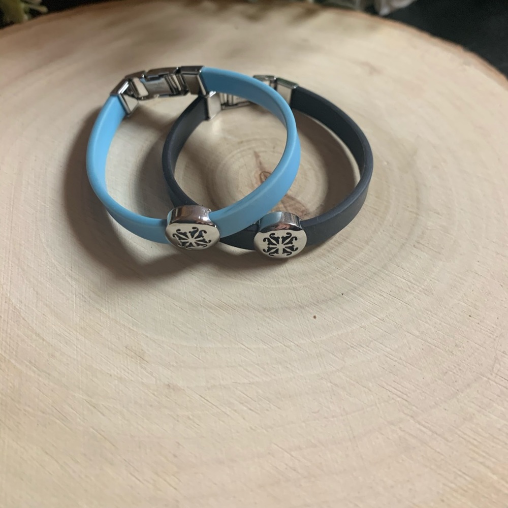 Set of Rustic Cuff Bracelets.